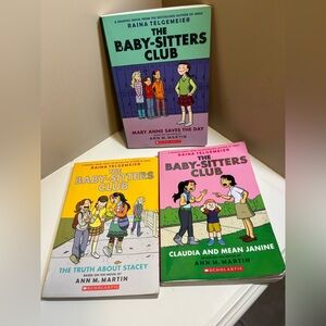 Scholastic The Baby-Sitters Club Graphic Novel - Green and Purple Cover